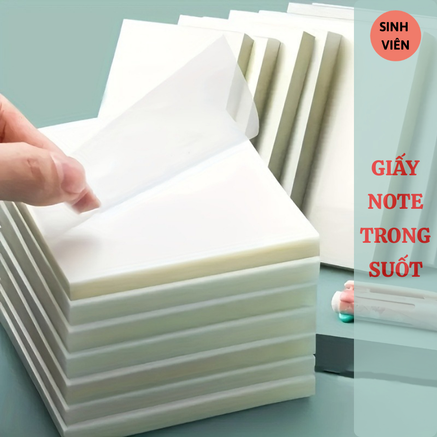 Giấy Note Trong Suốt, Giấy Ghi Chú Chống Nước , Giấy Chép Phao Tệp 50 ...