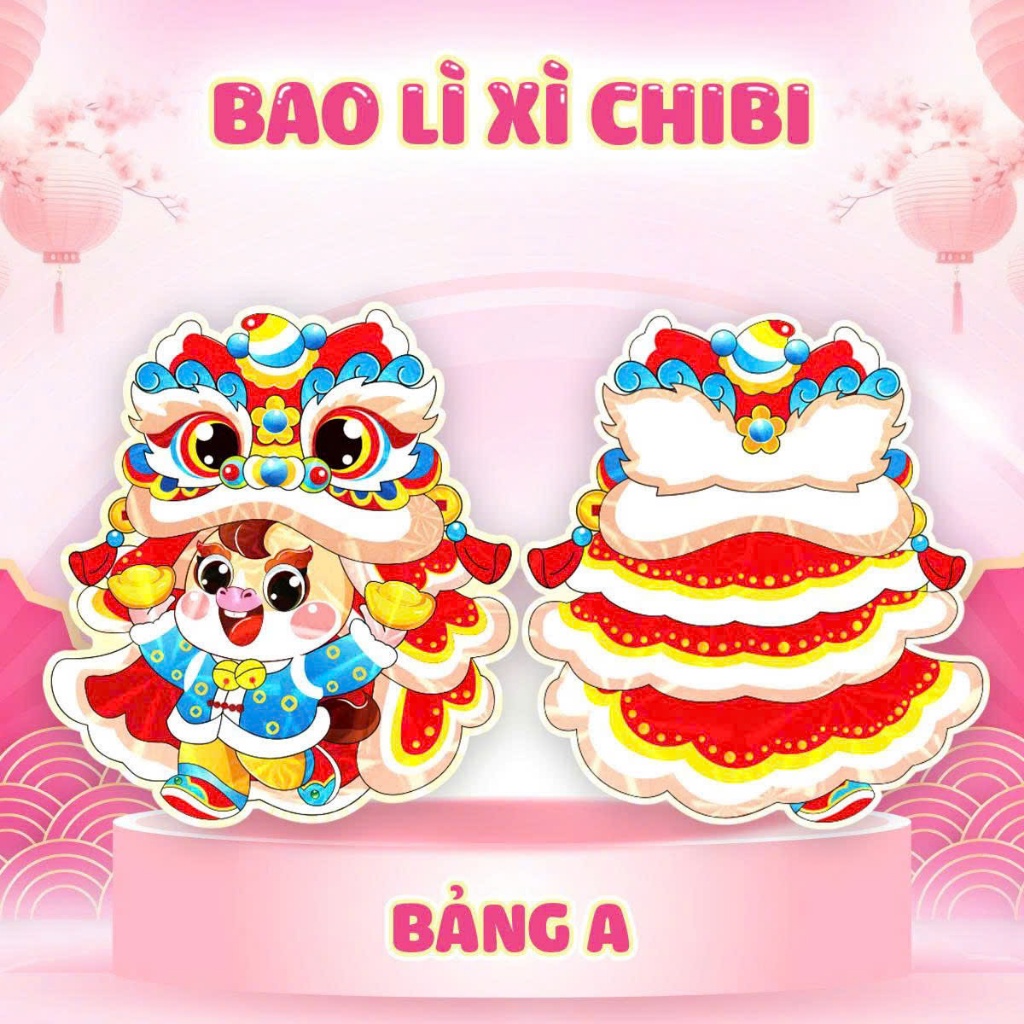 Bao Lì Xì Chibi Tết 2026  Bính Ngọ Nhiều Mẫu Phản Quang Chi Bi Đa Dạng Mẫu Lì Xì Độc Lạ - Đồ Chơi PUKAPI
