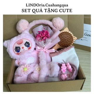 Set Quà Tặng Bạn Gái Hot Trend LINDOria, Quà 14/2, 8/3, 20/10, Sinh Nhật, Capybara, Cinna, Kitty..