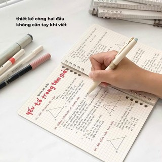 Sổ vở còng Dog and Cat khuyết còng dễ viết có thể thay thế được giấy làm sổ tay , tập viết, planer + Ruột Giấy BONZAI