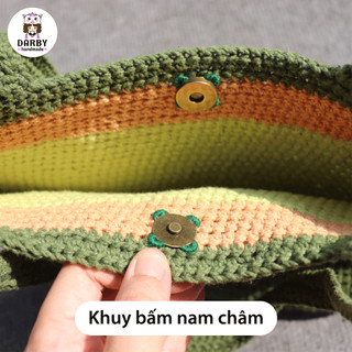 (Đồ Handmade) Túi đeo vai màu Quả Bơ - Quà tặng độc đáo - Darby Handmade