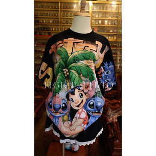 [ẢNH CHÍNH CHỦ SHOP] Áo Thun Thái Loli Stitch Hawai In Full 2 Mặt bh Nguyenkimthao