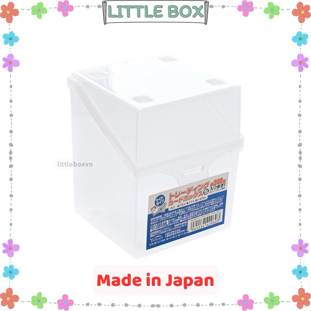 [Made in Japan] Hộp đựng card / Trading card box chính hãng Nhật Bản ...
