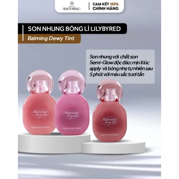 Son nhung bóng lì LILYBYRED BALMING DEWY TINT 6gr