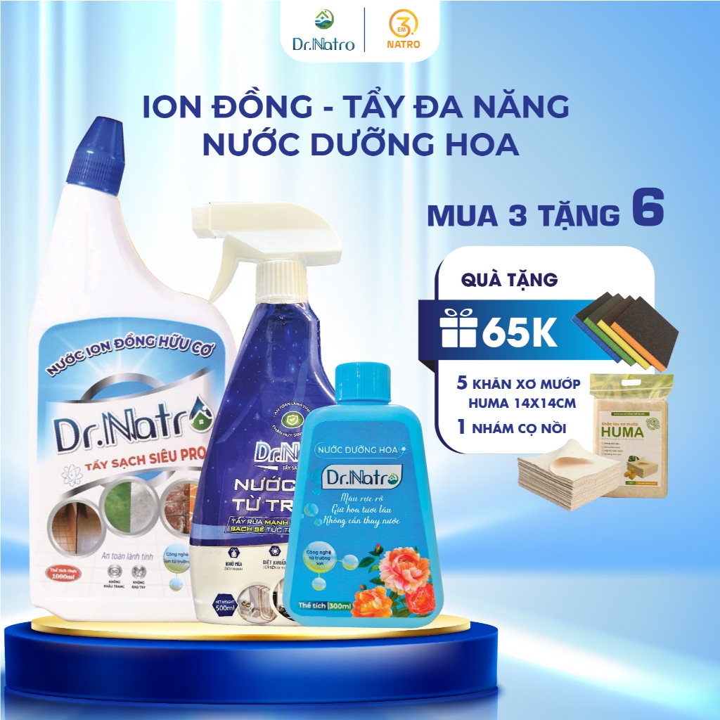 Dung Dịch Vệ Sinh Đa Năng Em3natro - Hình ảnh thực tế