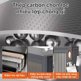 Tủ để đồ Tấm Hiện đại sang trọng Kệ tủ đa năng 100% thép carbon Tủ bếp đa năng Cao Cấp
