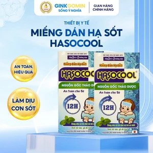 Miếng Dán Hạ Sốt Cho Bé Hasocool An Toàn, Mát Ngay Tức Thì, Hiệu Quả 12H G16