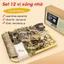 Thảo mộc xông nhà 18 vị, thảo mộc xông tẩy uế, khử mùi, thanh lọc không gian, bao sái, tặng kèm trầm, than