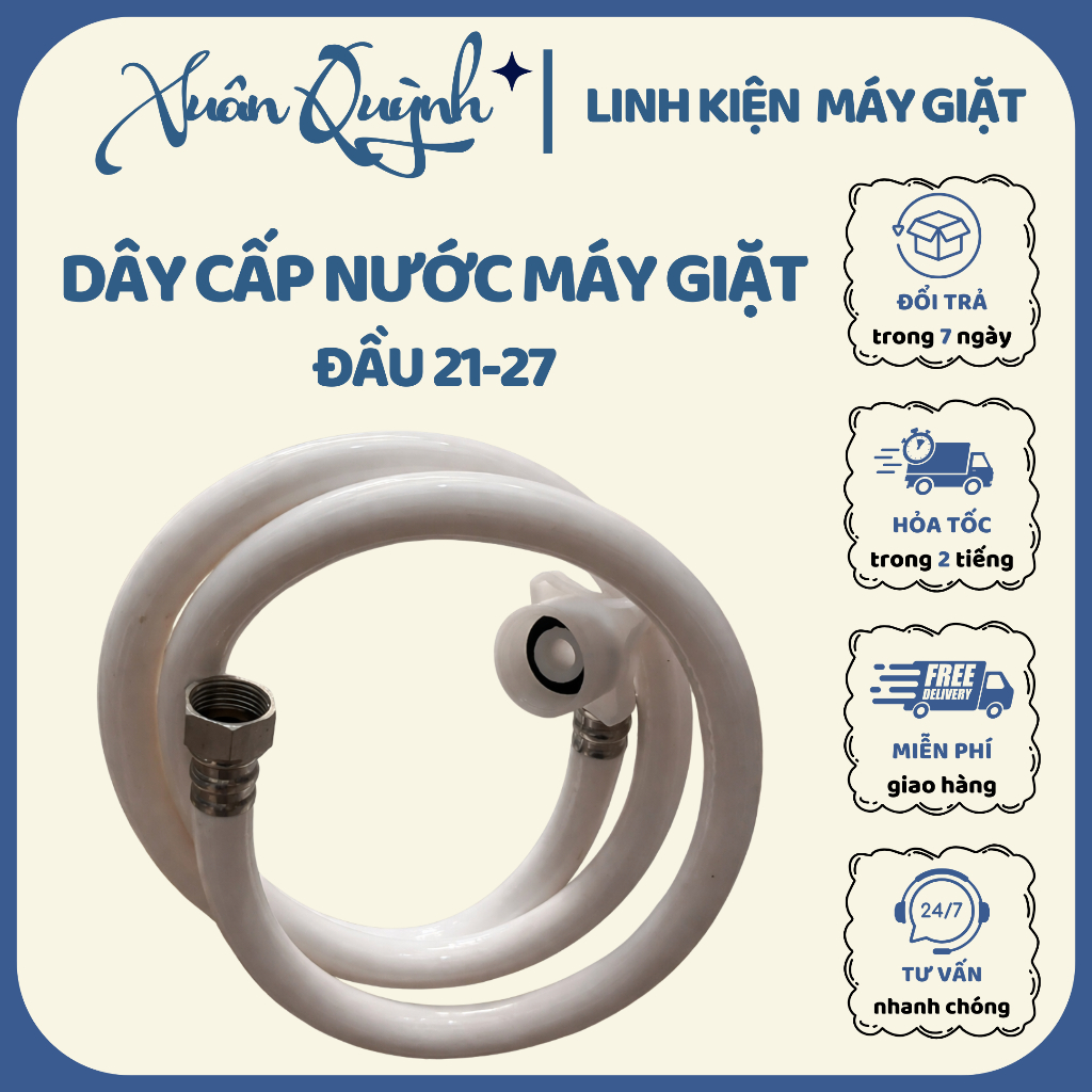 ( Loại tốt) Dây Cấp nước cho máy giặt, máy sấy - Tiện lợi, dễ lắp đặt
