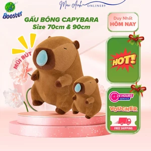Gấu bông Capybara (Mũi rút) size 70cm/90cm, Mẫu gấu bông cao cấp - Free ship