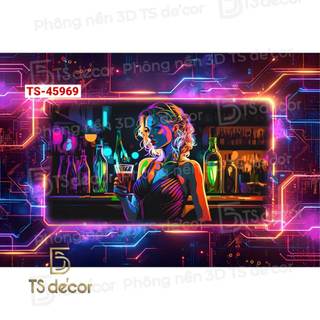 Tranh vải lụa kim sa dán tường phòng bi-a, bida, billiards