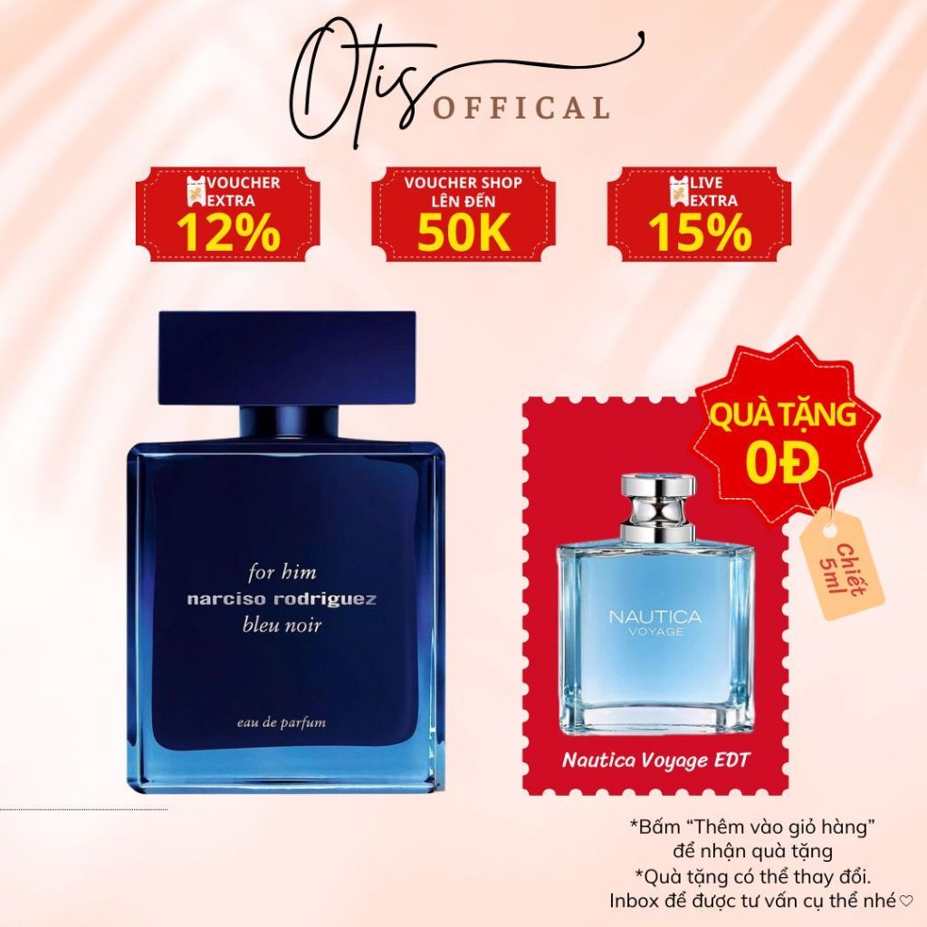 Nước Hoa Chiết 10ml Nam Rodriguez For Him Bleu Noir EDP Hương Thơm Nam Tính, Sang Trọng