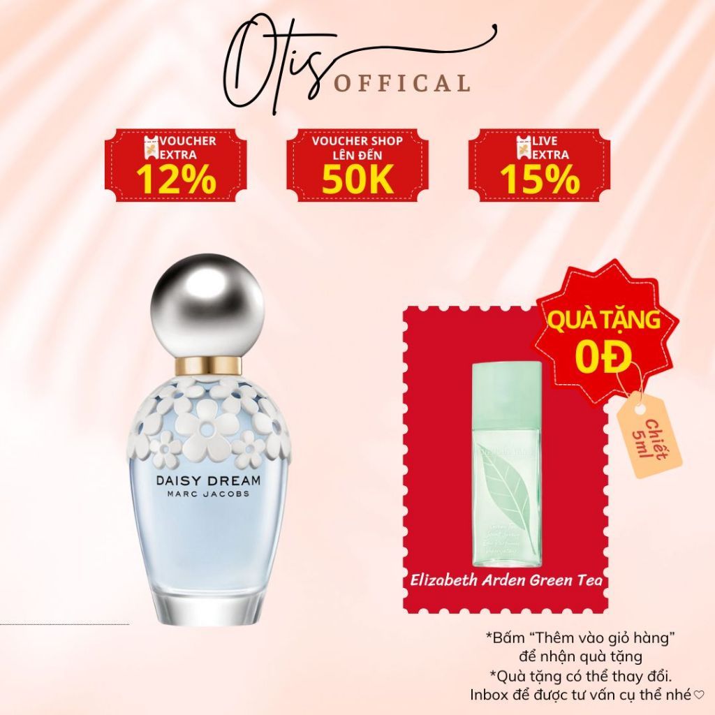 Nước Hoa Chiết 10ml Nữ Marc Jacobs Daisy Dream Hương Thơm Tiểu thư, Dễ thương, Nữ tính