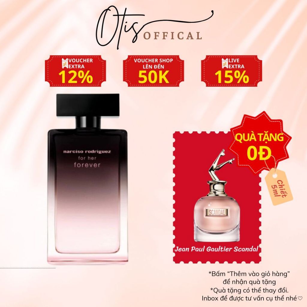Nước Hoa Chiết 10ml Nữ Narciso Rodriguez For Her Forever Limited 2023 Hương Thơm, Cuốn hút