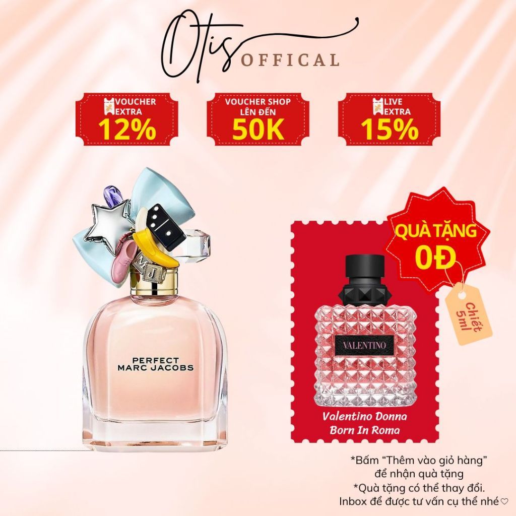 Nước Hoa Chiết 10ml Nữ Marc Jacobs Perfect Hương Thơm Nữ tính, Cuốn hút, Hiện đại