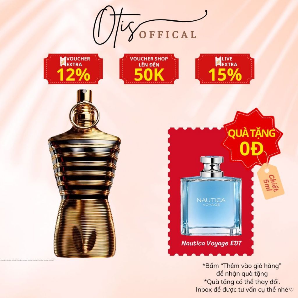 Nước Hoa Chiết 10ml Nam Jean Paul Gaultier Le Male Elixir Hương Thơm Ngọt ngào, Nam tính, Cuốn hút