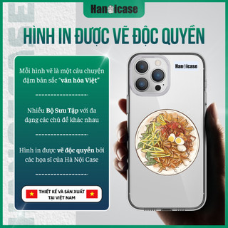Ốp Lưng Điện Thoại Han icase Cho iPhone 12/13/14/15/16/17 Chống Sốc Chống Ố Vàng Bánh Tráng Trộn