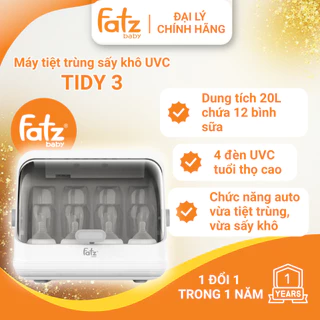 Máy úp bình sữa, tiệt trùng UVC, sấy khô và bảo quản Fatzbaby Tidy 3 FB4601HB
861.000
₫
-33%
5.0
Đã bán 4k+
Hà Nội