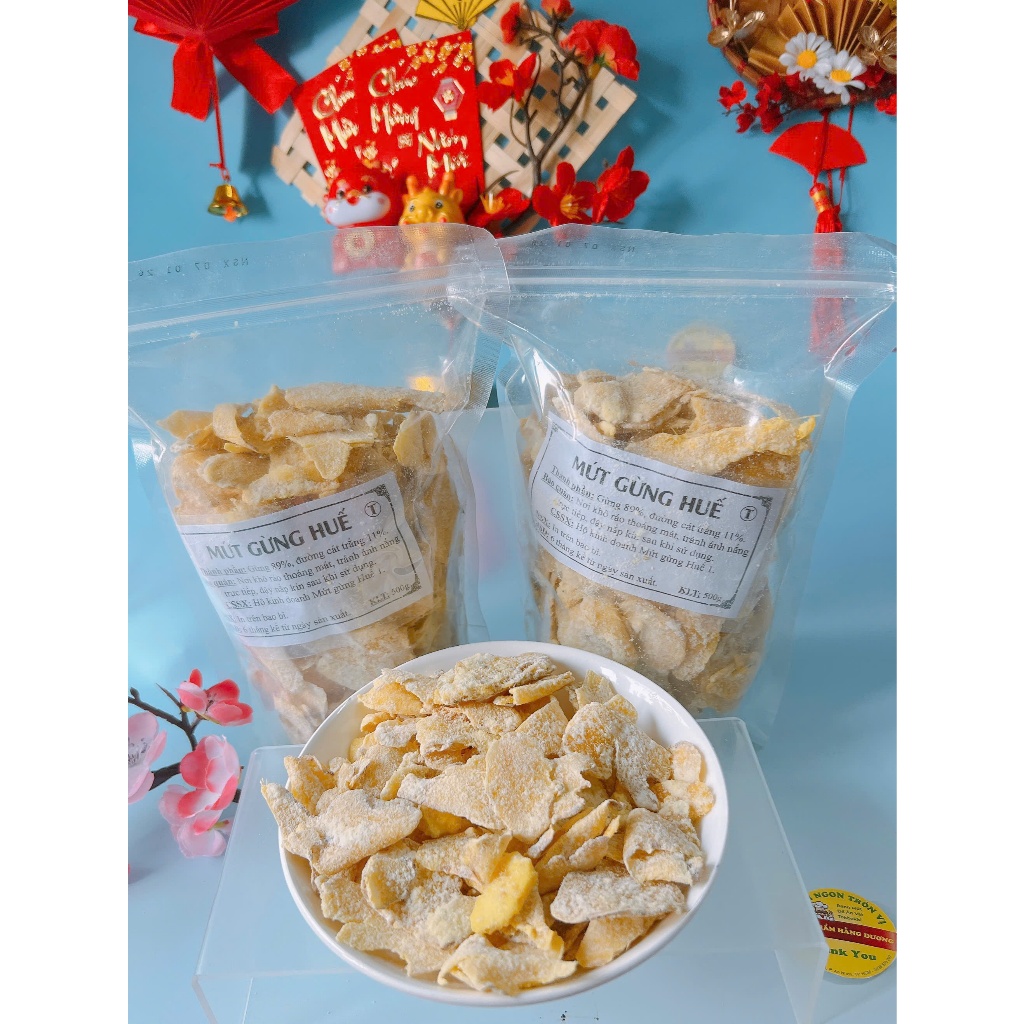 500g Mứt Gừng Huế Ngày Tết
