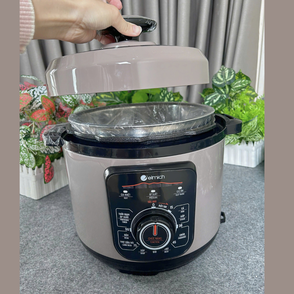 Nồi Áp Suất Điện Elmich PCE-8792 | 5L, 1000W, Lòng Inox 304 – Elmich Chính Hãng
