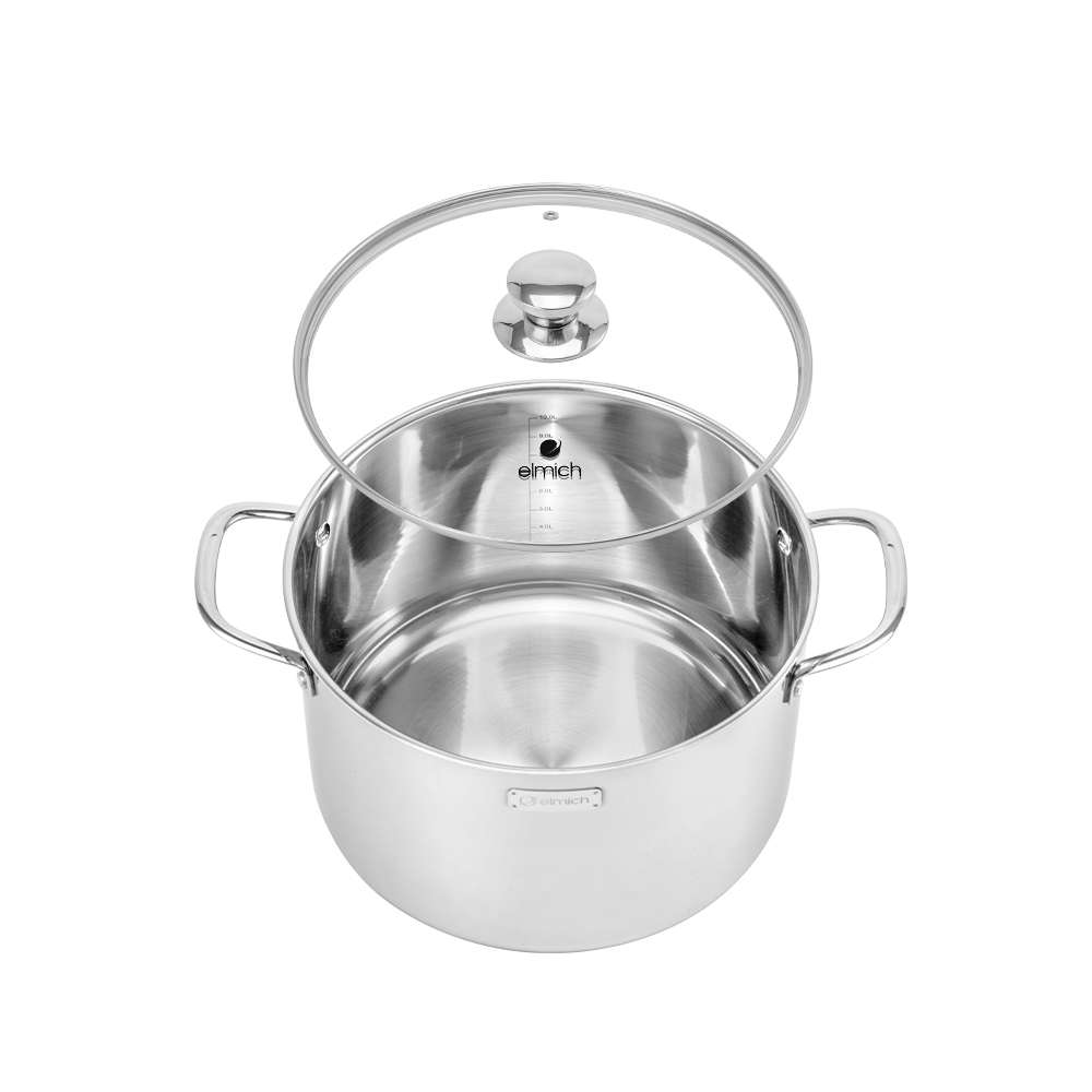 Nồi luộc gà inox liền khối Elmich Trimax Napoli EL2538IN28/2410OL size 28cm