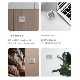 Nhiệt Kế Ẩm Điện Tử DUKA TH1 - Nhiệt Ẩm Kế Mini Cảm Biến Hiển Thị Chính Xác Độ Ẩm Và Nhiệt Độ