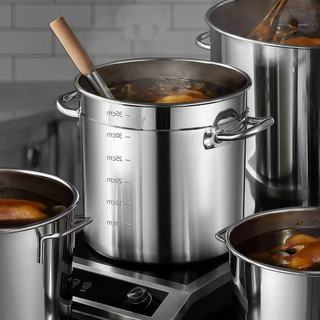 Nồi inox 5 Lớp cao cắp dung tích lớn 15L-100L Chubby Chef  dùng cho bếp từ