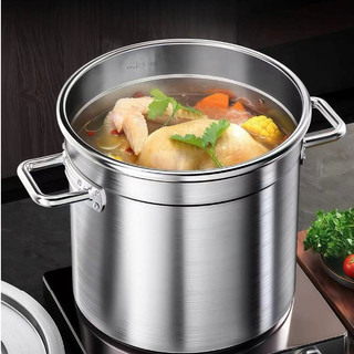 Nồi inox 5 Lớp cao cắp dung tích lớn 15L-100L Chubby Chef  dùng cho bếp từ