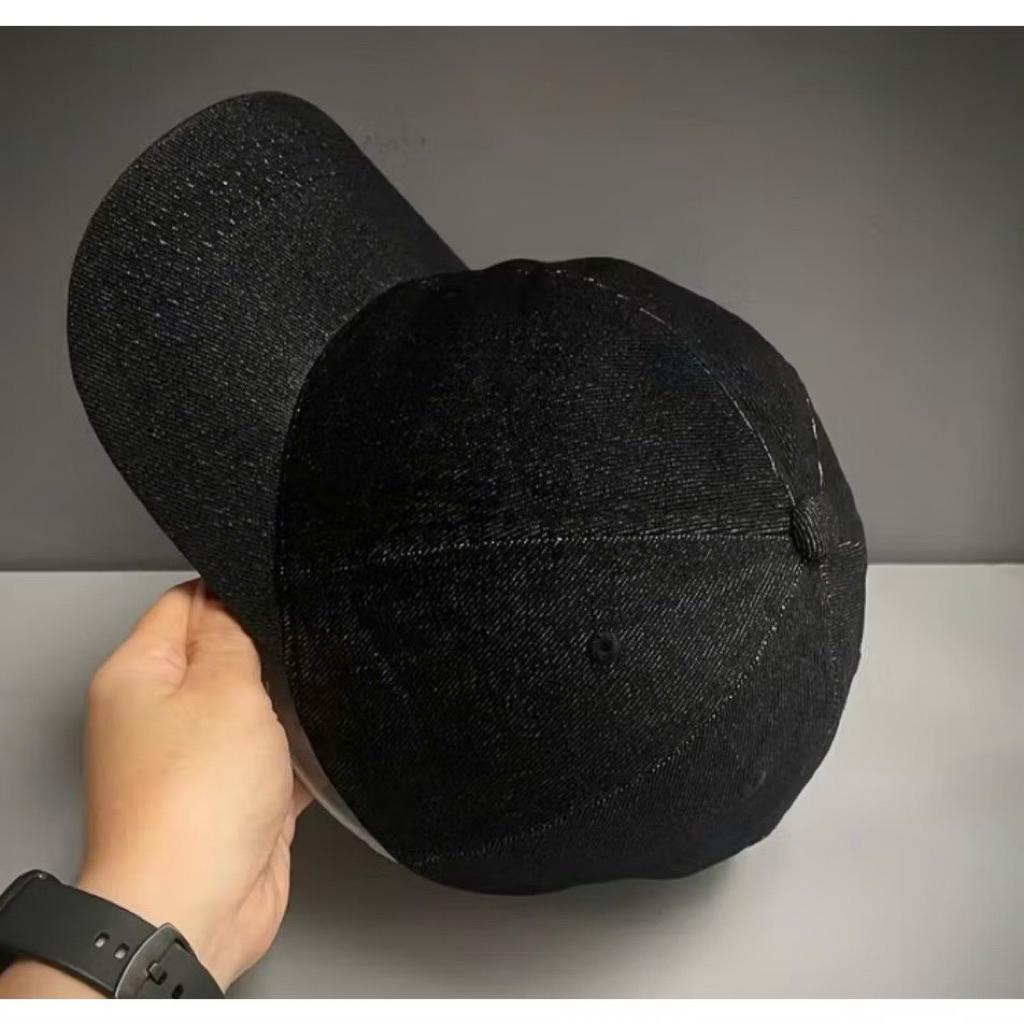 Mũ kết jean trơn cao cấp - Nón lưỡi trai rin bụi bặm hoạ tiết trơn đơn giản mang phối đồ thời trang hàng ngày siêu đẹpo