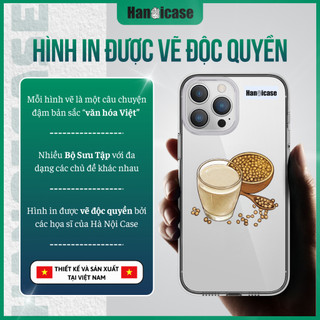 Ốp Lưng Điện Thoại Han icase Cho iPhone 12/13/14/15/16/17 Chống Ố Vàng, Sạc Không Dây Sữa Đậu Nành