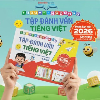Sách Tập Đánh Vần Tiếng Việt Cho Bé 4-6 Tuổi - Phiên Bản Mới 2026 - Giúp Con Đọc Thông Thạo, Phát Triển Tư Duy Ngôn Ngữ