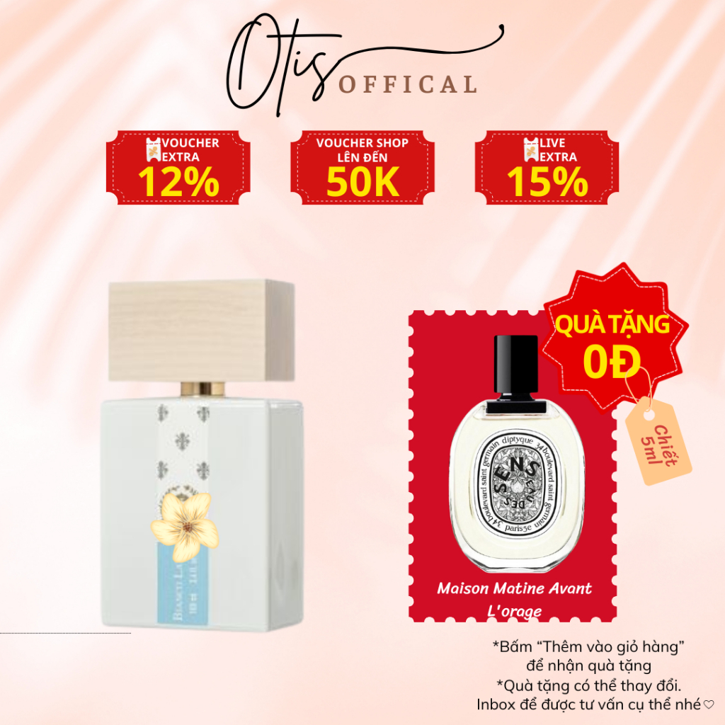 Nước Hoa Chiết 10ml Unisex Gi@rdini Di T0sc@n@ Bi@nc0 Latte Hương Thơm Ngọt ngào, Cuốn hút, Tinh tế