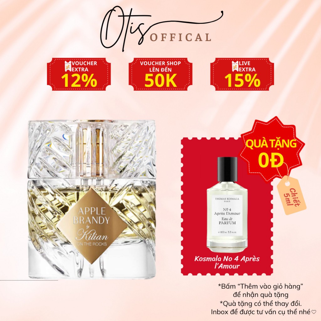 Nước Hoa Chiết 10ml Unisex Kilian Apple Brandy on the Rocks Hương Thơm Sang trọng, Gợi cảm, Nổi bật