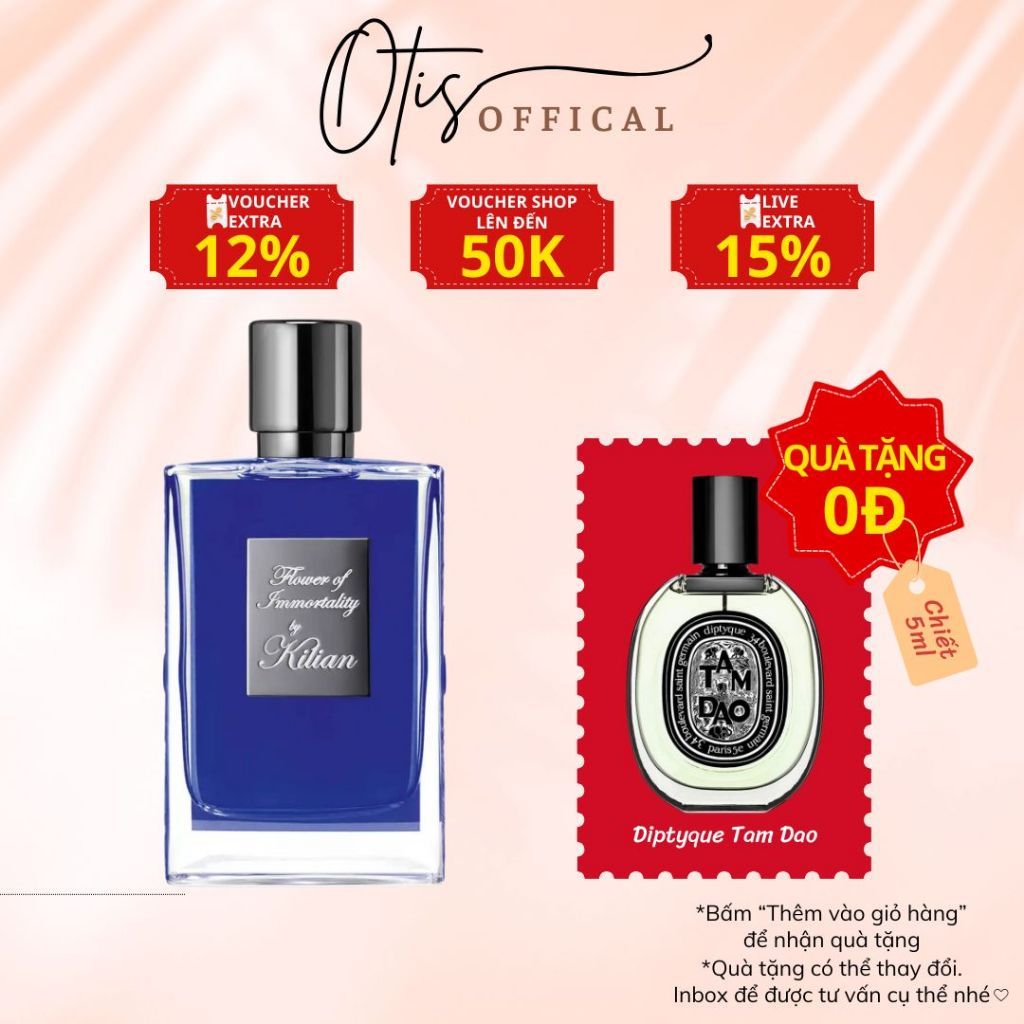 Nước Hoa Chiết 10ml Unisex Kilian Flower Of Immortality Hương Thơm Cuốn hút, Quyến rũ, Sang trọng