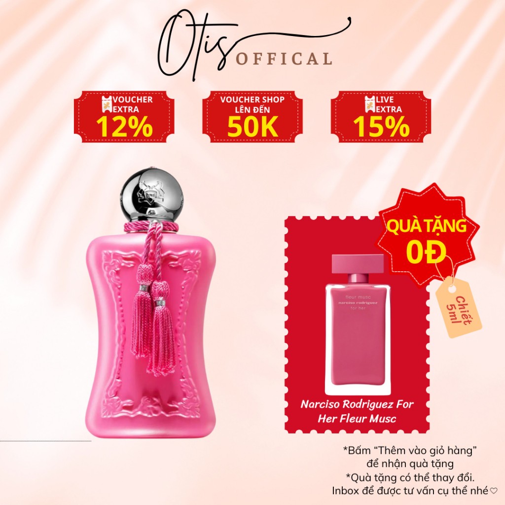 Nước Hoa Chiết 10ml Nữ Parfums De Marly Oriana Royal Essence (Hồng đậm) Hương Thơm Sang trọng