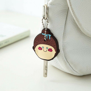 Bọc Chìa Khóa Silicon Hình Thú Cute Set 5 – Chống Trầy, Dễ Phân Biệt, Kèm Dây Bi Inox