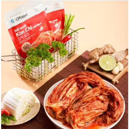 Combo 3 sốt muối kim chi O'Food 180g