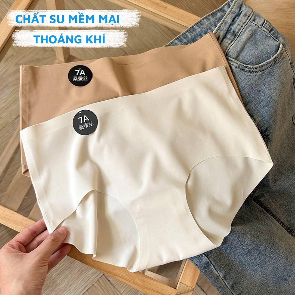 [BST MỚI 2026] Quần Lót Nữ Su Trơn Phong Cách Đơn Giản, Quần Chip Nữ Đáy Dán Kháng Khuẩn ZANA L618