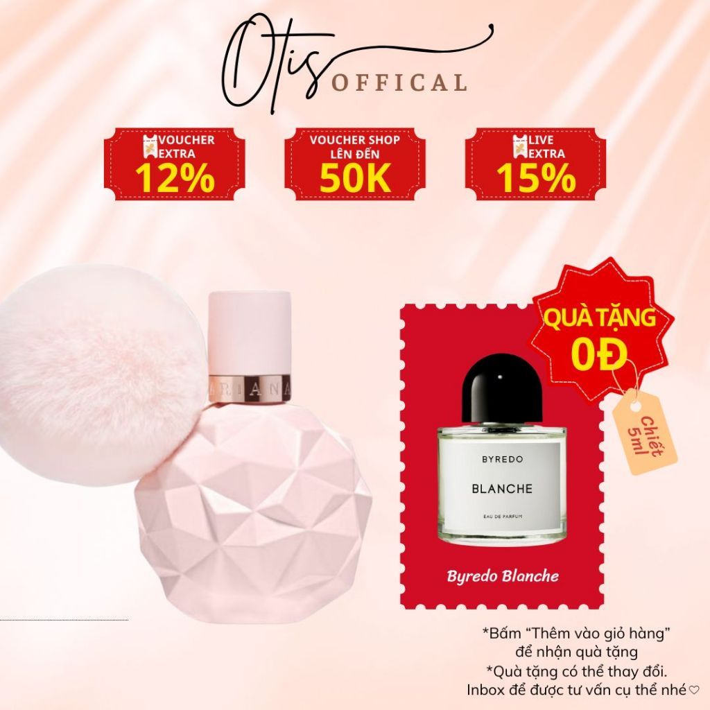 Nước Hoa Chiết 10ml Nữ Ariana Grande Sweet Like Candy EDP Hương Thơm Sành điệu, Ngọt dịu, Ấm áp