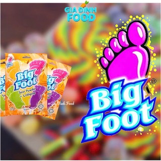 Kẹo Que Bàn Chân Big Foot Bột Chua Hương Trái Cây - 72g/ Gói
