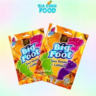 Kẹo Que Bàn Chân Big Foot Bột Chua Hương Trái Cây - 72g/ Gói
