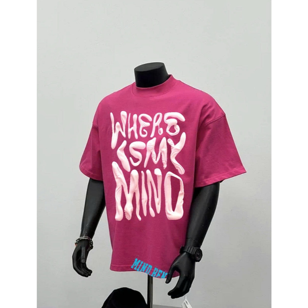 Áo thun Stee Cổ tròn WHERE IS MY MIND Localbrand ICVCVNI Unisex Cotton