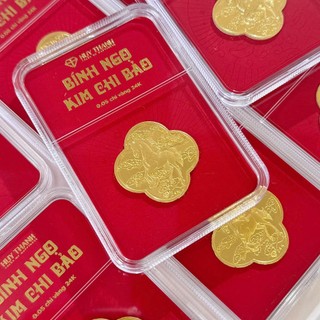 Quà Tặng Bính Ngọ Kim Chi Bảo LNNGUA 0.05 Chỉ Vàng 24k Huy Thanh Jewelry
