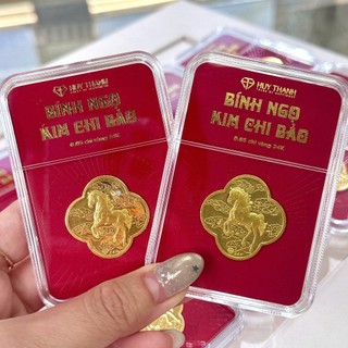 Quà Tặng Bính Ngọ Kim Chi Bảo LNNGUA 0.05 Chỉ Vàng 24k Huy Thanh Jewelry