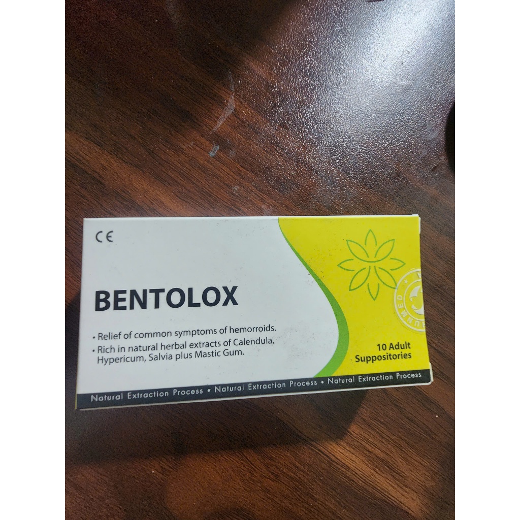 Bentolox - Hỗ trợ làm dịu và bảo vệ niêm mạc trực tràng dùng được cho phụ nữa mang thai hộp 10 viên