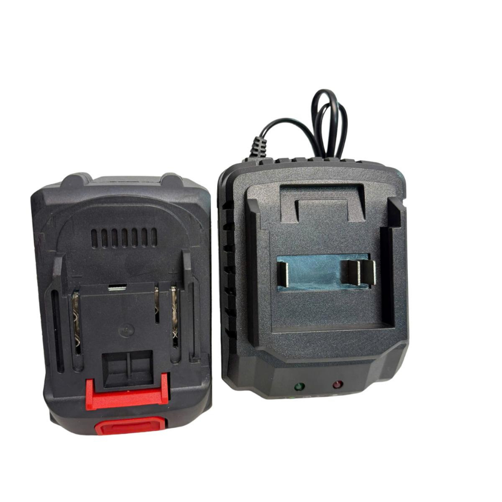 Combo 2 Pin 10cell Tặng Sạc  Chân Pin Phổ Thông M21 Dùng Cho Máy Khoan - Máy Bắn Bulong