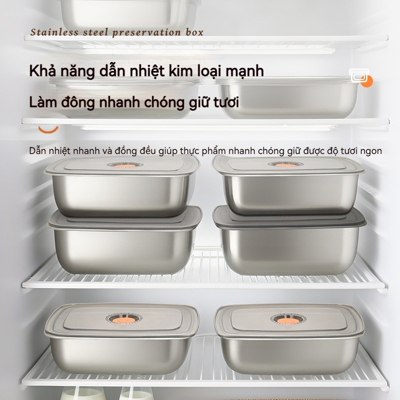 Hộp Đựng Thực Phẩm Có Nắp Kín 1500ml Chống Tràn Chống Mùi Hiệu Quả Bảo Quản Thức Ăn Trong Tủ Lạnh