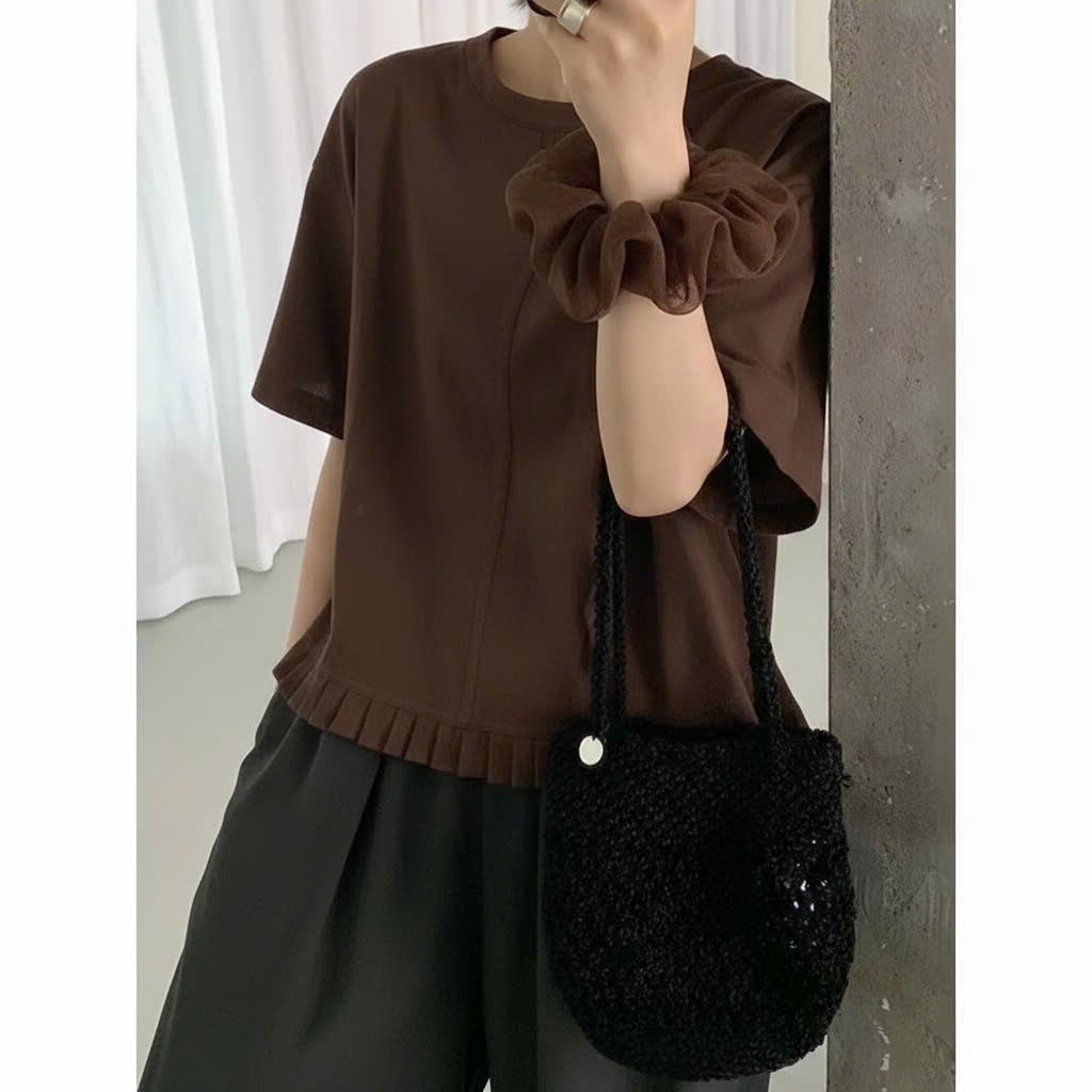 𝗛𝗮𝗽𝗲 - Áo Linen xếp ly  BEELY