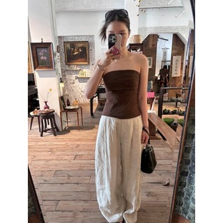 𝗖𝗶𝗽𝗶 𝗦𝗲𝘁 𝗟𝗶𝗻𝗲𝗻 - |LY LINEN| - Set Linen cúp ngực + quần dài