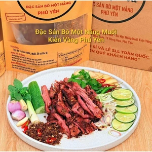 1KG BÒ MỘT NẮNG TẶNG KÈM MUỐI KIẾN VÀNG - ĐẶC SẢN PHÚ YÊN